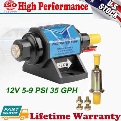 35GPH 5-9PSI Low Pressure Fuel Pump CU822E Transfer Pump For Gasoline Carburetor