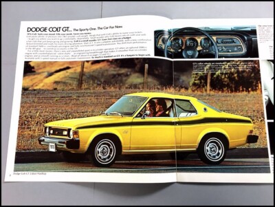 1976 Dodge Colt and GT 16-page Original Car Sales Brochure Catalog