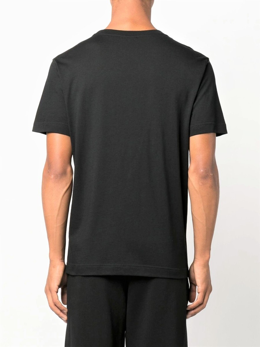 Tシャツ・カットソー MISSONI SS25 (US25SL0D BJ00E5SM9KU) Cotton jersey T-shirt with zig zag embroidery Blue | Missoni