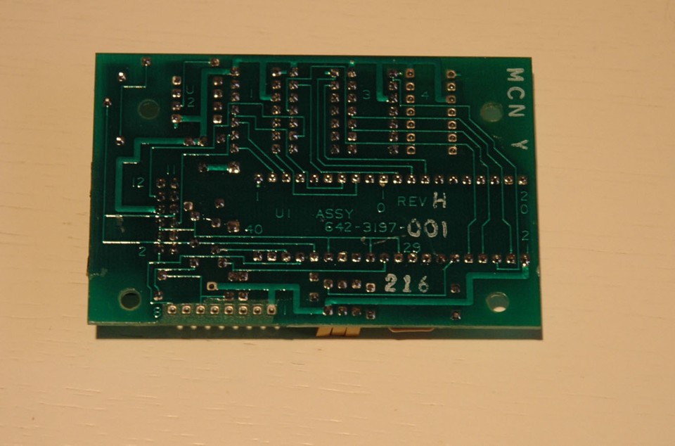 ROCKWELL COLLINS HF80 AN/TSC60(V)7 DIGITAL VOLTMETER CARD A6 p/n 642