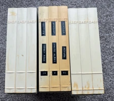 BASF Reel to Reel Audio Tape Plastic Storage Cases ~ Holds 3 Tapes (no tapes)