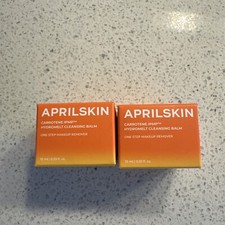2x April Skin Carrotene IPMP Hydromelt Cleansing Balm 10 Ml 0.33 Oz New In Box