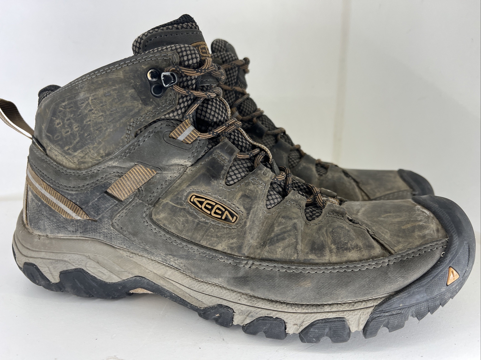 Keen Targhee Iii Stivali Casual Impermeabili da Escursionismo Uomo 14 Nero Grigio 1017787