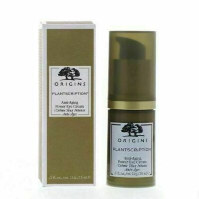 ORIGINS Plantscription Anti Aging POWER Eye Cream Eyes Anti-Aging FS .5oz NIB