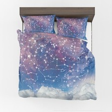 Star Constellations Duvet Cover or Comforter space bedding toddler Twin Queen