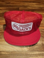 Vintage Trucker Patch Louisville Mesh Farmer Snapback Hat Cap