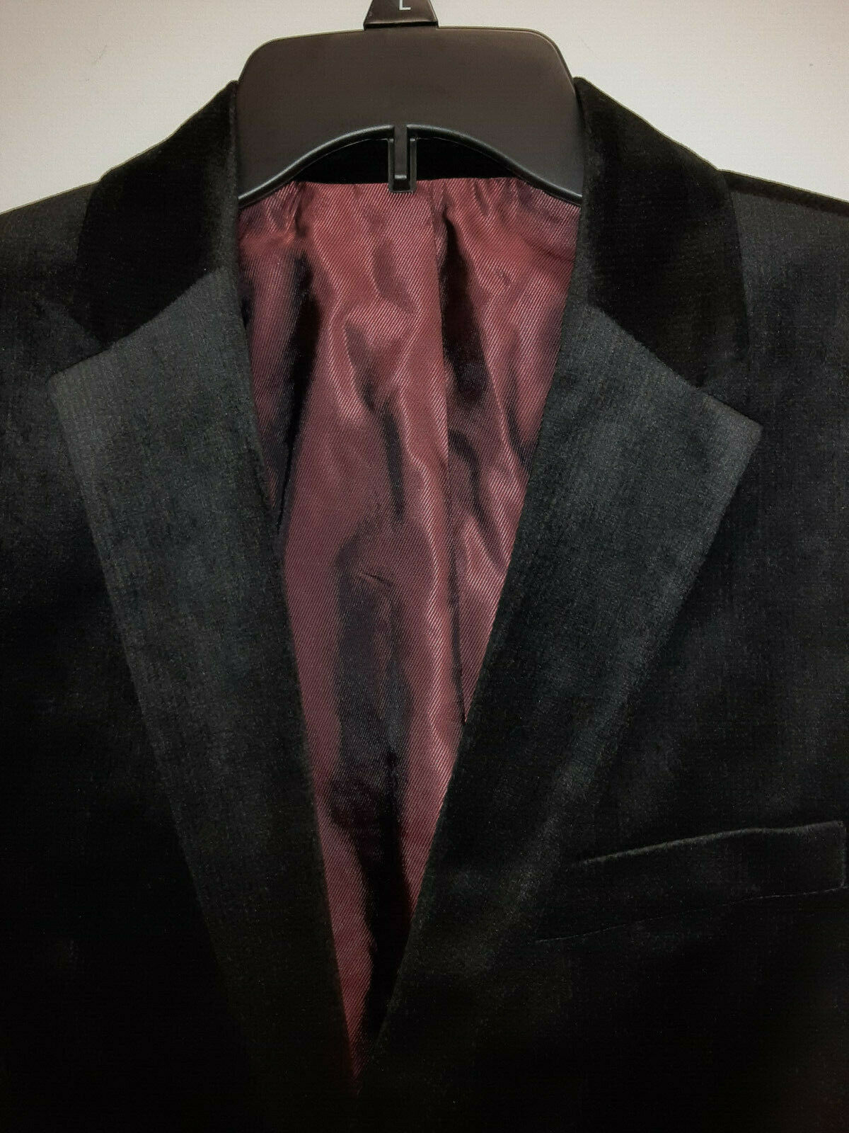 Бархатный смокинг Calvin Klein на двух пуговицах Черный Средний размер 39590₽