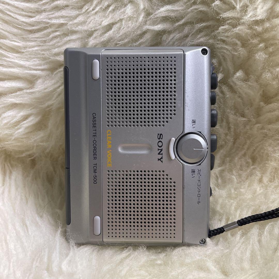 ソニーTCM-500　動作品　カセットレコーダー SONY TCM-500 WALKMAN Cassette Tape Recorder Player Portable