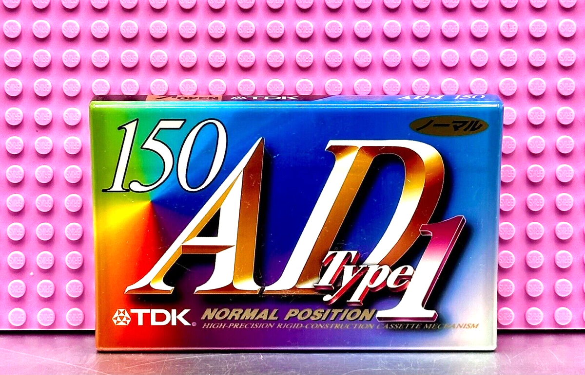 TDK AD-I 150 1995 JAPAN TYPE I BLANK CASSETTE TAPE (1) (SEALED) | eBay