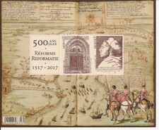 Belgium - Sheet - 2017 - COB BL250** - 500 years of Reformation - MNH -