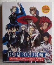 Anime DVD English Dub K Project Season 1 2(1-26end Movie Seven