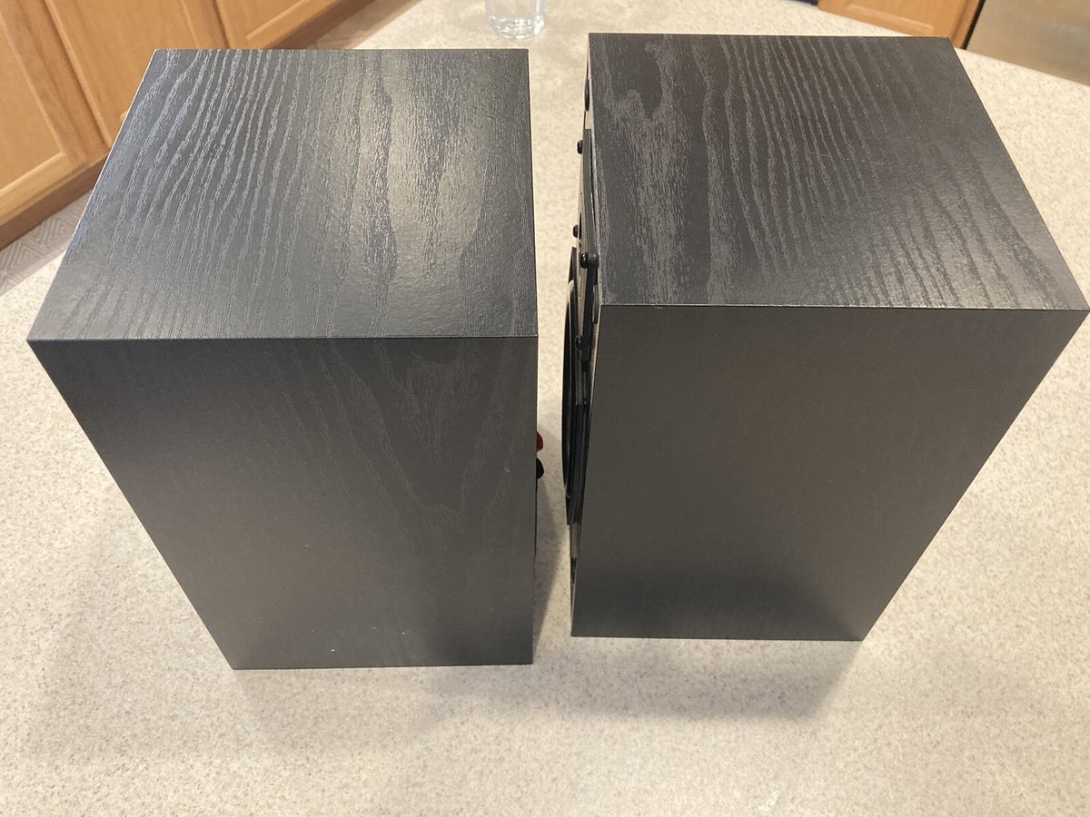JPW Mini Monitor Pair Of 70W Black Ash Bookshelf Hifi
