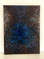 Modern Abstract Expressionism Painting 18x24" attributed to D Thomas