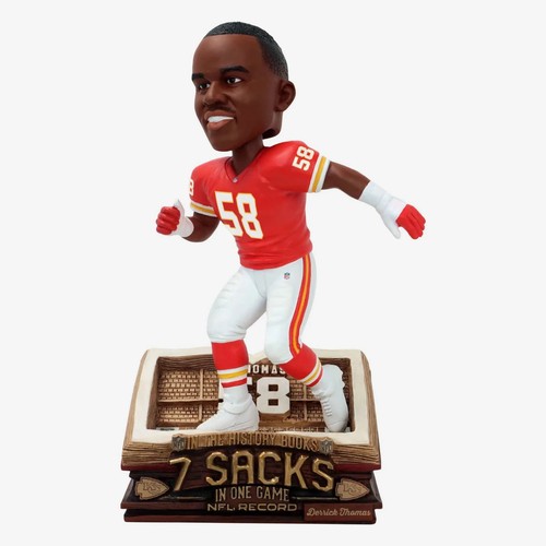 DERRICK THOMAS Kansas City Chiefs Legend NFL Sack Record Bobblehead #/99 NIB! - Picture 2 of 6