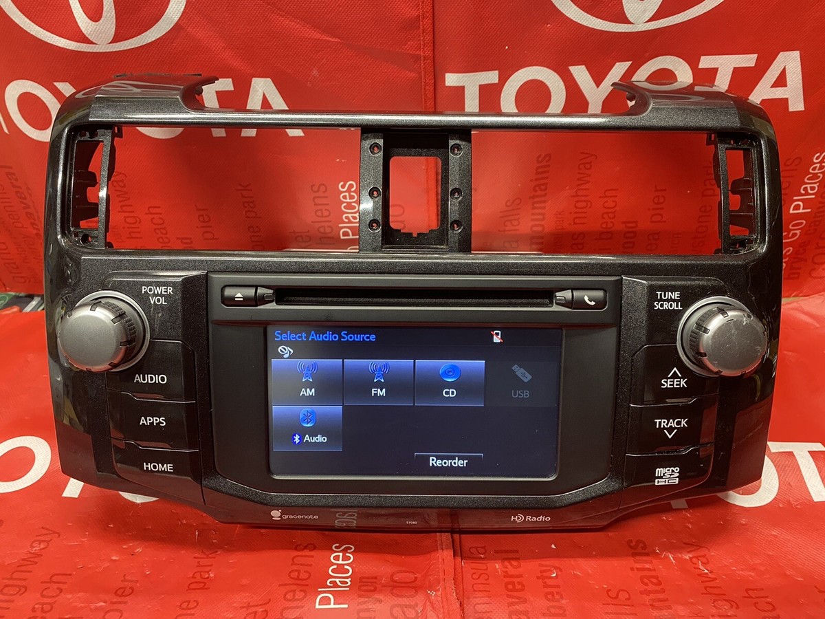 14 15 16 17 18 19 Toyota 4RUNNER GPS Navigation Touch-Screen Radio