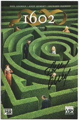 1602 #2 DYNAMIC FORCES SIGNIERT KUBERT DF COA #3 MARVEL DISNEY WAS WÄRE WENN NEIL GAIMAN