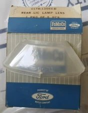 NOS 1955-68 FORD C N W NT WT, STEPSIDE REAR LICENSE PLATE LIGHT LENS