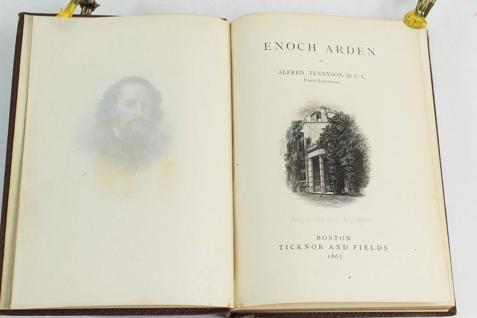 ENOCH ARDEN by Alfred Tennyson 1865 1st American Edition Nice Engravings SCARCE! - Image 2 of 4
