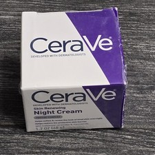Cerave Skin Renewing NIGHT CREAM PEPTIDE COMPLEX Hyaluronic Acid 1.7 oz NEW