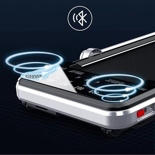 Cinta de correr Fit-Force 2000W Velocidad 9 Kmph Bluetooth Almacenaje fácil - Imagen 8 de 12