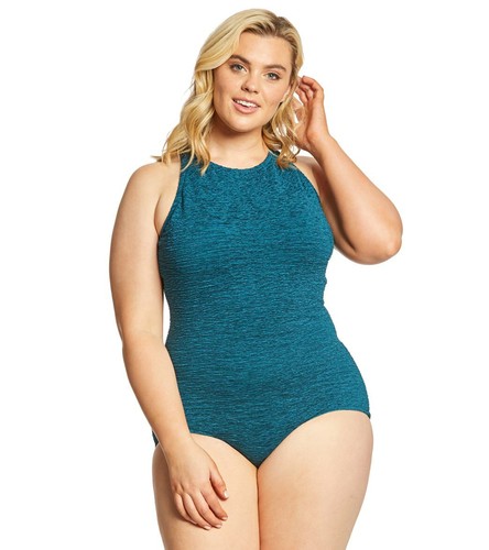 Penbrooke Krinkle traje de baño de una pieza resistente al cloro Plus Sz  26W activo de vuelta | eBay