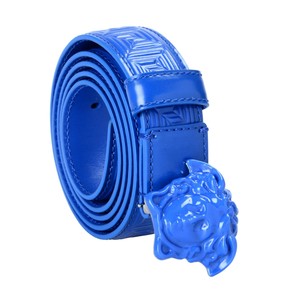 versace belt blue
