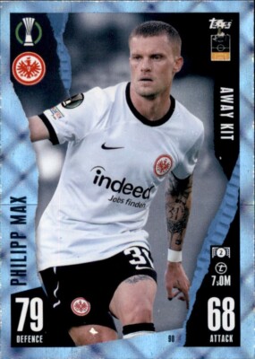 Champions League 23/24 EXTRA Card 90 - Philipp Max - Away Kit - CRYSTAL