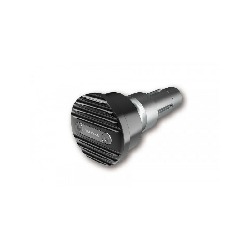 Embout de guidon moto Alu WAVE universel pour embouts de guidon HIGHSIDER