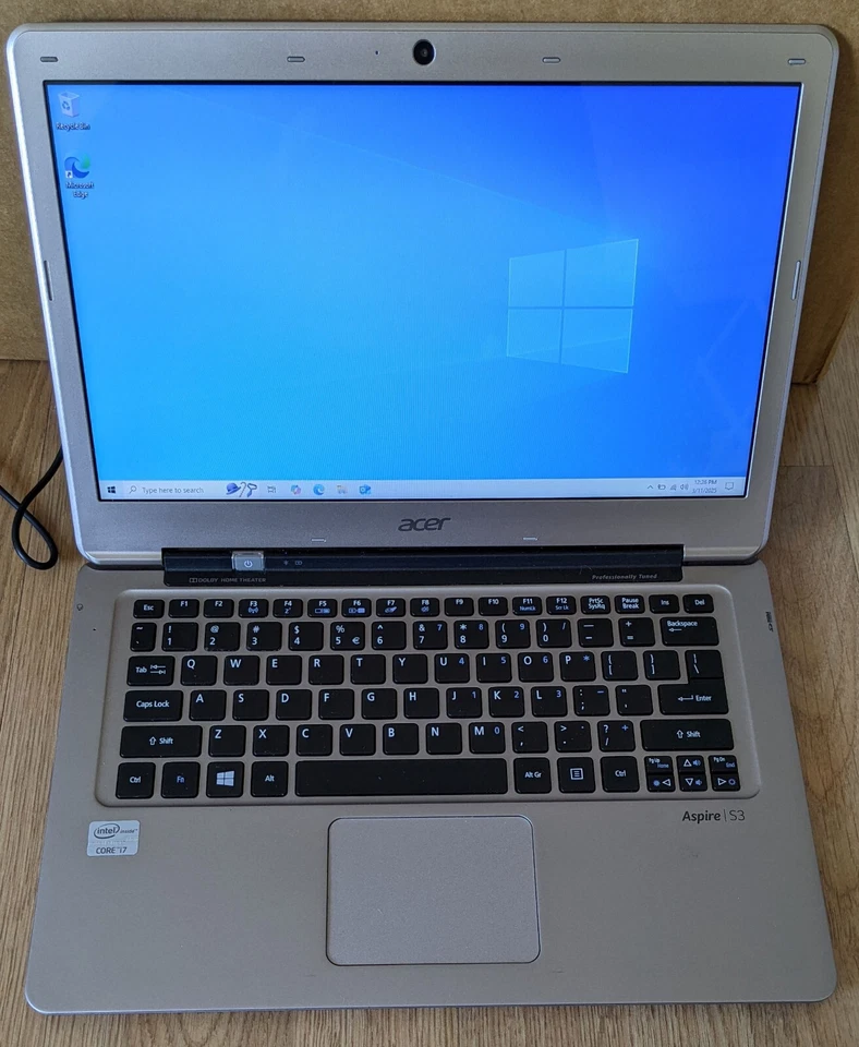 Acer Aspire S3 Core i7-3537U Laptop 4GB RAM 512GB SSD Windows 10 *DEAD BATTERY - Image 2 of 4
