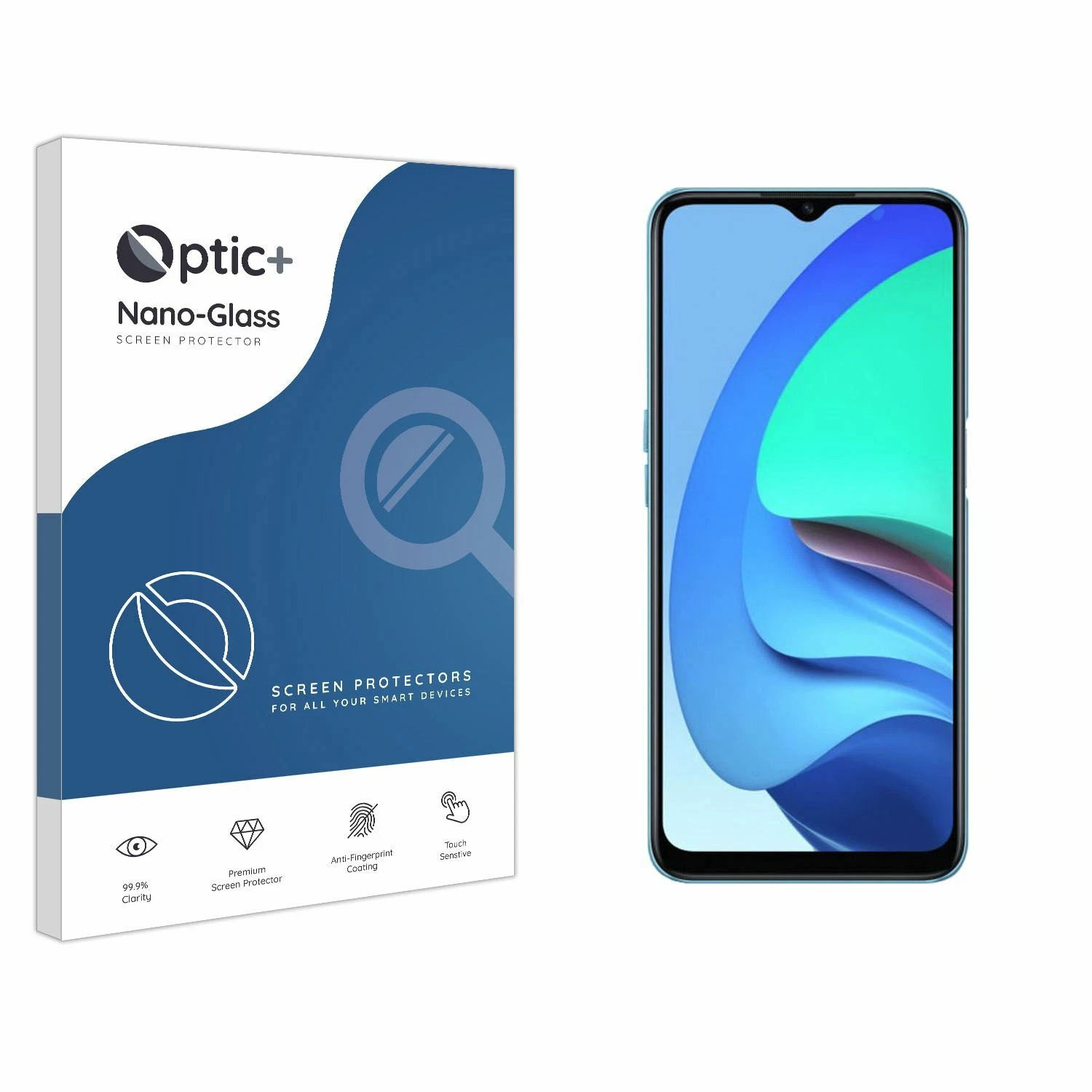 Optic+ Nano Glass Screen Protector for Oppo A56 5G