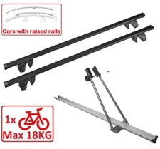 Set Roof Rack M03AF/130 + Bike Rack for 1 Bike For Toyota Corolla Verso 02-09