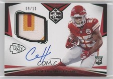 2020 Limited Rookie Spotlight Emerald 9/10 Clyde Edwards-Helaire Patch Auto 07et