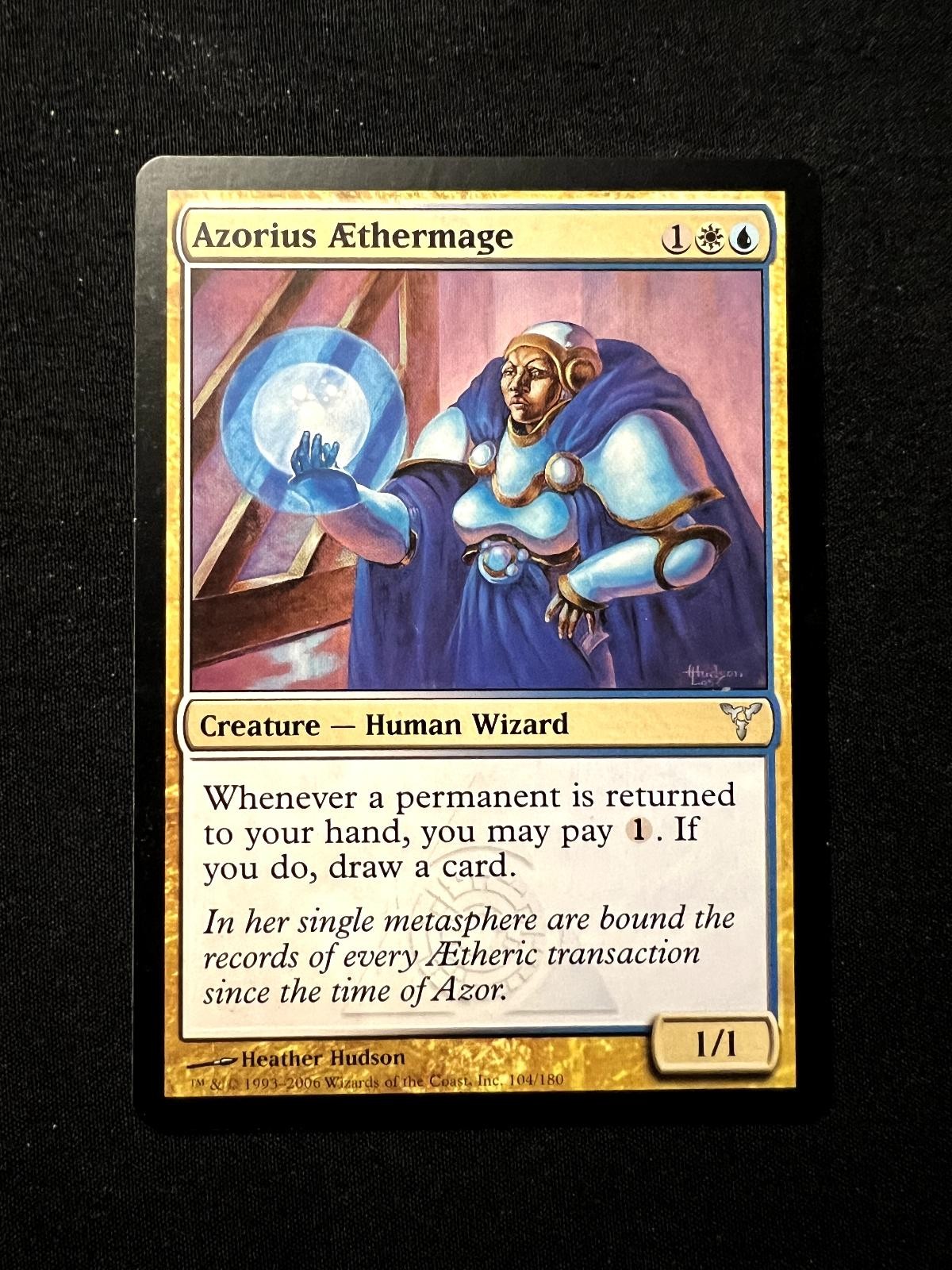 Azorius Aethermage 104 Uncommon Dissension Magic: The Gathering Lightly Played