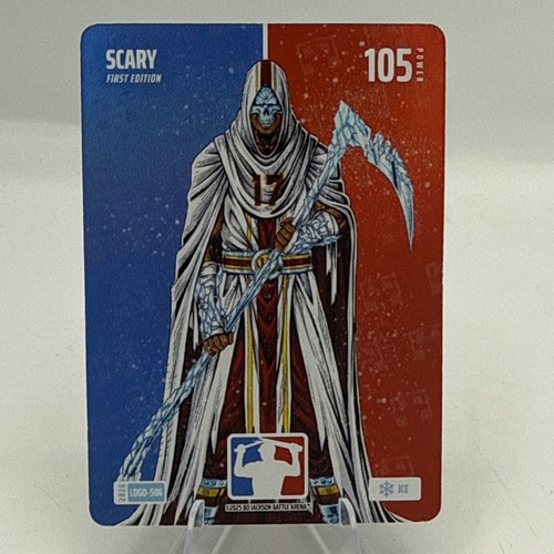 2026 Bo Jackson Battle Arena Terry McLaurin `Scary` Logo Foil Ice SSP LOGO-506