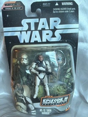 Hasbro Star Wars Episode III Greatest Battles AT-TE Tank Gunner w/ Hologram 2006