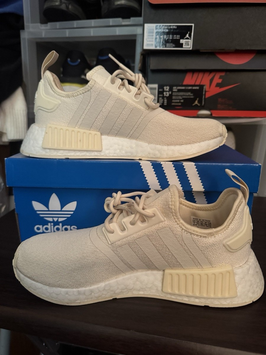 Adidas NMD R1 Wonder Cloud White Women's Size 7 100% Authentic