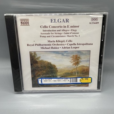 Cello Concert in E Minor Op 85 - Audio CD By E. Elgar - New Sealed
