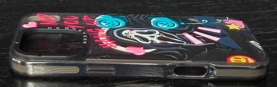 Negro Divertido Scream Skeleton Halloween Diseñado para iPhone 16 Pro 6.3" Foto 4 de 4