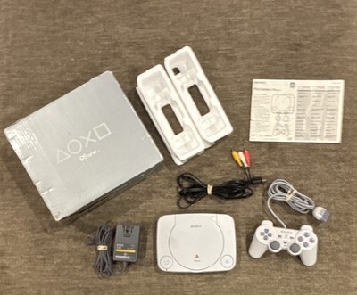 Sony PlayStation 1 PSOne White Gaming Console SCPH-101 CIB Tested & Working