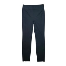 AYR Ponte Knit Pants Black Women Size 6 High Rise Clean Front Zipper Ankle New