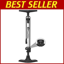Heavy-Duty Floor Pump, 160 PSI, Presta & Schrader Compatible