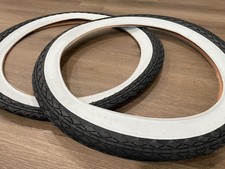 Beach Cruiser BEACH BUM White Wall Bicycle Tires 26x3.0 Chopper 26"x3"