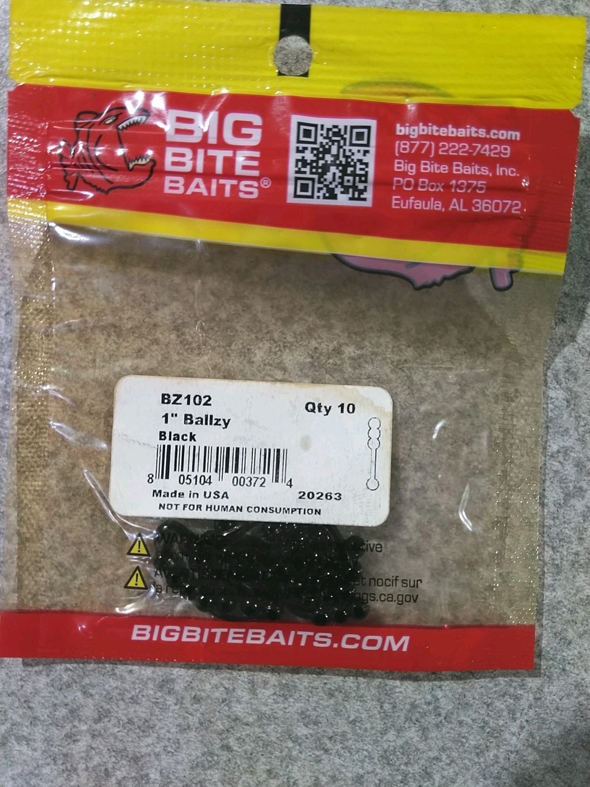 Lot Of 46pks Big Bite Baits Ballzy Panfish & Trout Lures