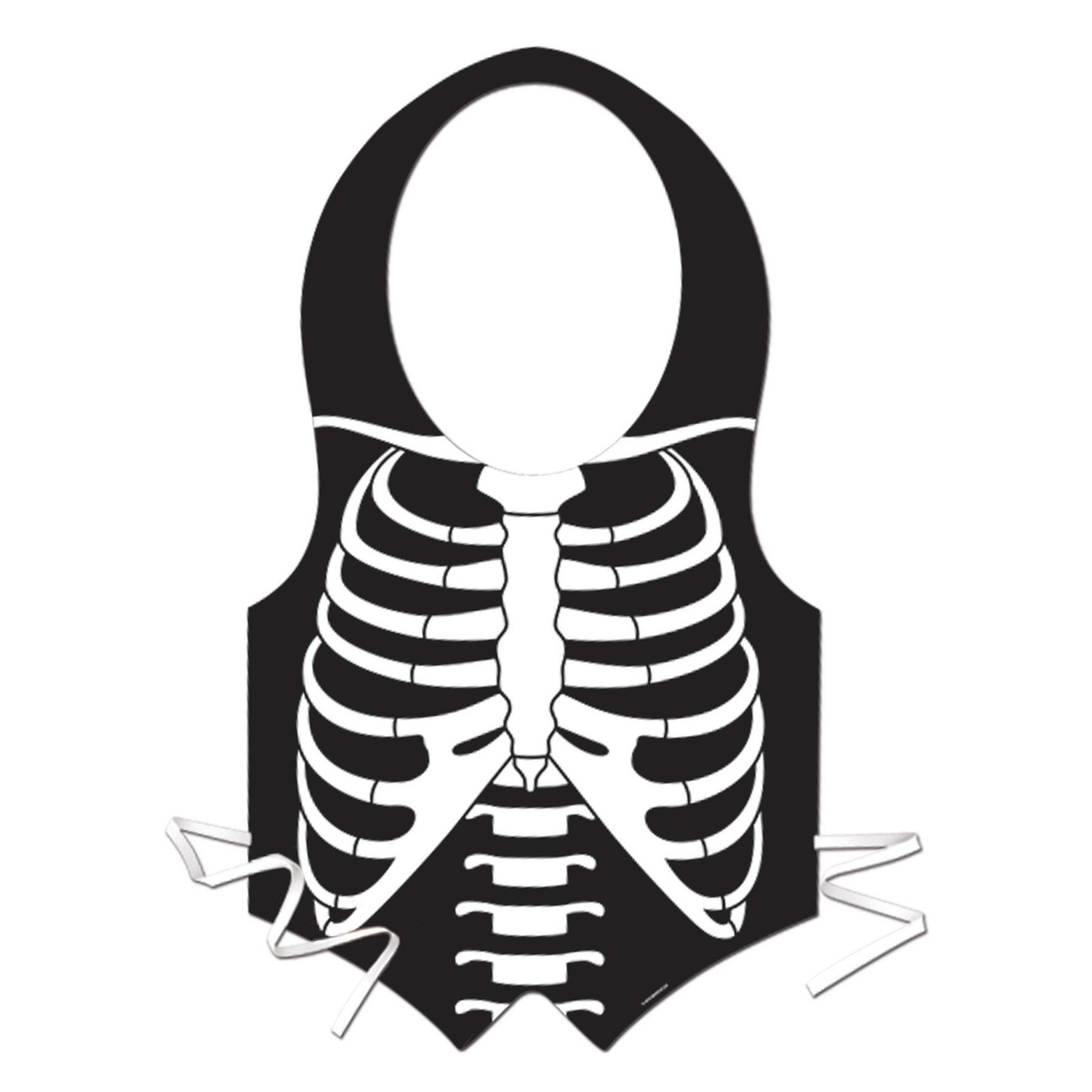 Beistle Plastic Skeleton Rib Cage Vest - Halloween | Party Supply | Decoration
