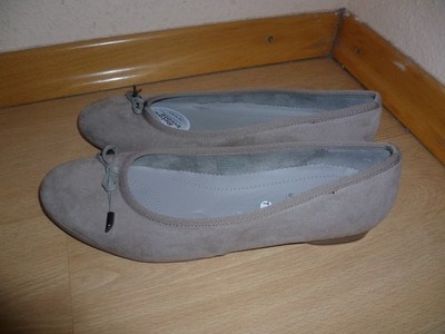 Jenny Relax Insole Ballerinas Gr.7,5,(41),Beige,Schleife,leicht,Neu!!!!