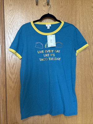 NWT LuLaRoe Size Medium M Liv  Live Every Day Like It s Taco Tuesday  New W Tags