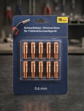 Schweißdüse für Fülldraht-Schweißgerät  0,6 mm