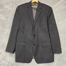 Michael Kors Sport Coat Mens 46L Gray Excellent 100 Wool 2 Button Blazer