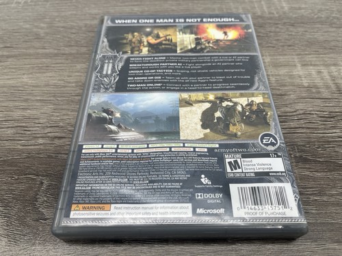 Army of Two (Microsoft Xbox 360, 2008) No Manual - Picture 2 of 7