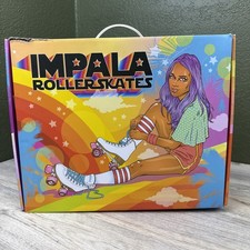 Impala Women  s Holographic Roller Skates Size 8 29001 Excellent Condition 